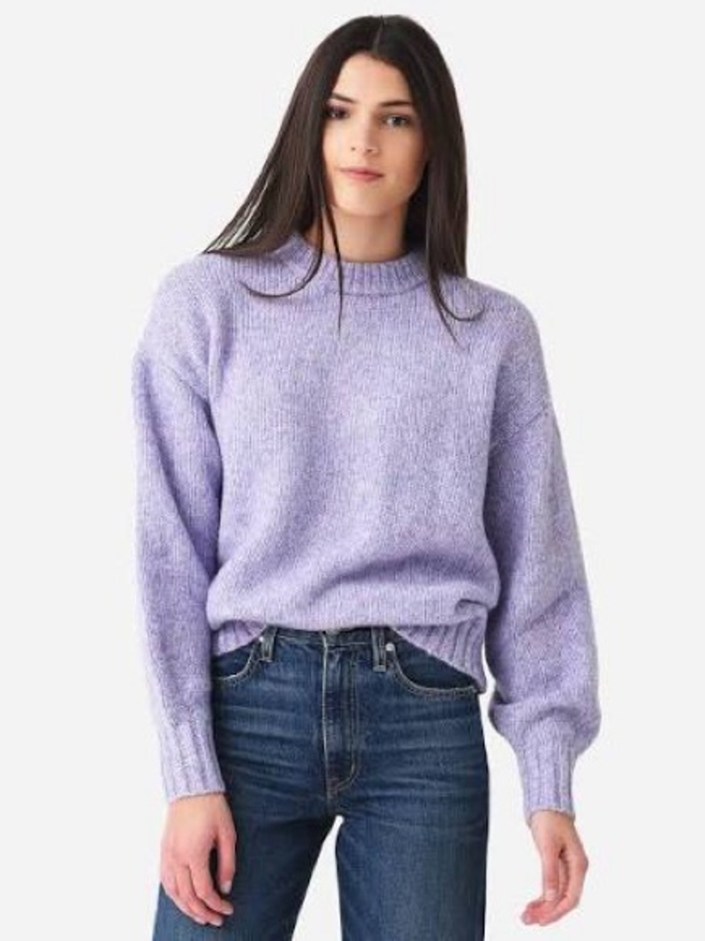 LINE Purple Wool Blend Marissa Sweater | Size Medium